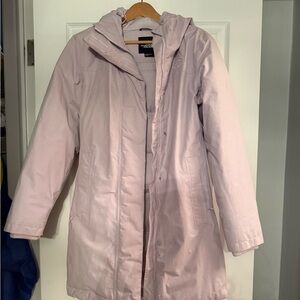 The North Face Women's Soft Pink Puffer Jacket
